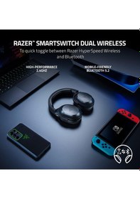 Resim Razer Barracuda X - Kablosuz Çoklu Platform Oyun Ve Mobil Kulaklı 