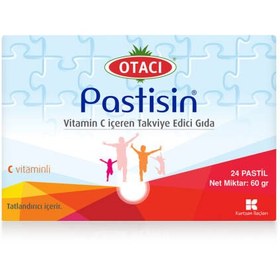 Resim Otacı Pastisin Karışık Meyveli C Vitaminli 24 Pastil 60 gr - 11 Yaş Üstü 
