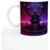 Resim Akrep Burcu Baskılı Kahve Kupası - Galaktik Taht Odası Temalı Vs3 