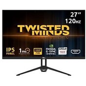 Resim TWISTED MINDS 27" TM27FHD120IPS FHD 120HZ 1MS HDMI DP VRR IPS ÇERÇEVESİZ GAMING MONİTÖR 