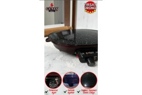 Resim Elektrikli Katmer ve Gözleme Sacı, Büyük Boy, Beyaz, Pratik ve Kullanışlı 