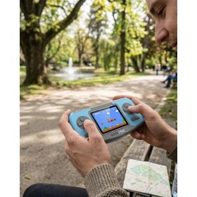 Resim İlkyaz Fashion Taşınabilir Klasik Oyun Konsolu Tv Bağlantılı Dahili Oyunlu Şarjlı Game Console 