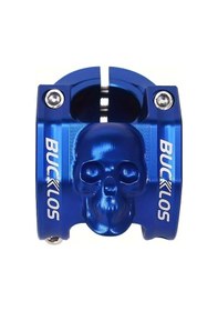 Resim Xuweiwei Bucklos 35mm Cnc Alüminyum Alaşımlı Bisiklet Gövdesi Mavi Hafif Dayanıklı Mtb Yol Bmx Downhill Mavi 