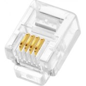 Resim Hq Speed 6P4C RJ11 4 Kontak Jak (100 Adet) 
