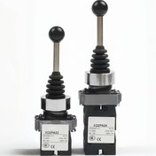 Resim 1 adet XD2-PA22 & XD2-PA24 2/4 Pozisyonlu Kaya Anahtarı - 2NO/4NO ON/OFF Anahtar, Pirinç Temaslar, Yüzey Montaj, Hızlı Bağlantı, 110V/220V, Kontrolörler ve Elektrik Kablolama Devreleri için Endüstriyel Elektrik Joystick Kontrolü, Elektrik Anahtarları, Kontrolör Joystick, Dayanıklı Plastik Gövde 