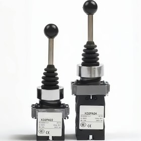 Resim 1 adet XD2-PA22 & XD2-PA24 2/4 Pozisyonlu Kaya Anahtarı - 2NO/4NO ON/OFF Anahtar, Pirinç Temaslar, Yüzey Montaj, Hızlı Bağlantı, 110V/220V, Kontrolörler ve Elektrik Kablolama Devreleri için Endüstriyel Elektrik Joystick Kontrolü, Elektrik Anahtarları, Kontrolör Joystick, Dayanıklı Plastik Gövde 