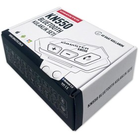 Resim Knmaster KN550 Motosiklet Bluetooth Kulaklik Mikrofon Seti 