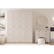 Resim Rabi Mobilya Asil Country 4 Kapak 2 Çekmeceli Gardırop 