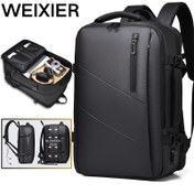 Resim Erkek WEIXIER Sırt Çantası - Genişletilebilir Depolama, Laptop Bölmesi ile Çok Yönlü Seyahat, İş ve Hafta Sonu Tatilleri için İdeal, Okul, İş ve Seyahat Sırt Çantası 