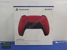 Resim Kırmızı renk sıfır orjinal ps5 oyun kolu 