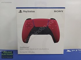 Resim Kırmızı renk sıfır orjinal ps5 oyun kolu 
