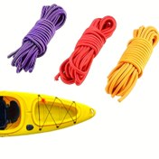 Resim Sağlam Esnek Tekne Bağlama Kayışları - Kamp, Kano, Çadır ve Bagaj için Hızlı Bağlantı Halkaları - Kampçılık, Seyahat ve Açık Hava Aktiviteleri İçin Çok Amaçlı Bağlama İpleri (Kırmızı), Dayanıklı Halat Malzemesi, Festival Aksesuarları, Kompakt Tasarım, Hava Koşullarına Dirençli 