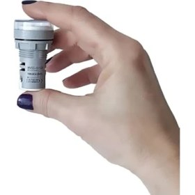Resim Cekar Store Mini Dijital Voltmetre 22MM Ac 60-500V LED Beyaz Işık 