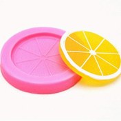 Resim Silikon Limon Dilim Kalıbı - Fondan, Çikolata, Şekerleme ve Reçine El Sanatları için Gerçekçi Sarı Limon Bölmeleri ile Pembe Silikon Tabanı - Kek, Cupcake Süslemesi ve Kendin Yap Projeler için Mükemmel, Limon Temalı Ürünler 
