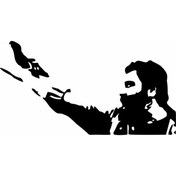 Resim Genel Markalar Ahmet Kaya Tasarım Sticker (Oto-Motor-Laptop-Duvar-Dekor) 30 x 16 cm 