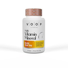Resim Voop Multivitamin ve Mineral İçeren Takviye Edici Gıda 30 Kapsül 