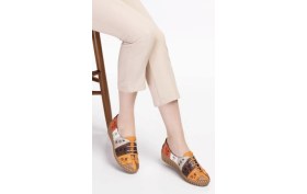 Resim Bags Shoes Guja 23Y701-2 Kadın Hakiki Deri Dolgu Taban Ultra Comfort Ayakkabı 