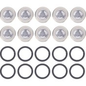 Resim Huiliang 10'lu Fren Silindir Camı 18mm 