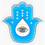 Resim TSC 18CM Nazar Boncuğu Sticker Araba Duvar Yapıştırma Etiket MF24 
