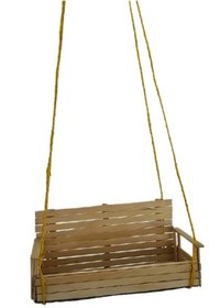 Resim Bamena Wood Eave Ahşap Salıncak 
