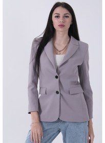 Resim Feminist Gri Vatkalı Astarlı Blazer Ceket 0105110.06 Gri 
