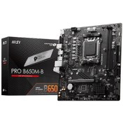 Resim Msı Pro B650M-B AMD B650 6800 MHz (OC) DDR5 Soket AM5 mATX Anakart 
