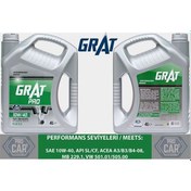 Resim Grat 10W-40 Yarı Sentetik Motor Yağı 4 L 