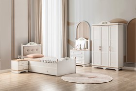 Resim Royal Genç Odası Karyola ve Başlık Yavrulu 