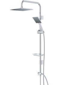 Resim Dushbox Frame Tall Full Krom Duş Seti Krom 