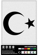 Resim Ay Yıldız Stıcker 30 X 21 Cm 