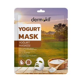Resim Dermokil Kuru Ciltler İçin Yoğurt Kağıt Maske 20 gr 