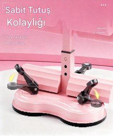 Resim Vk45 Vakumlu Mekik Ve Karın Egzersiz Aleti Kürek Ayarlanabilir, Kaymaz Tabanlı Ev Tipi Spor Aleti 