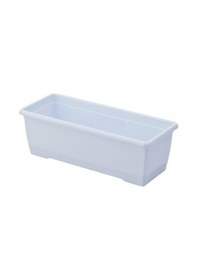 Resim Plastik Stil Balkon Saksı Beyaz 6 Litre 2 Adet (257344543) 