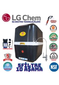 Resim Lg Chem Cool Siyahbeyaz 8lt 5fl Pompalı 10 Aşama Su Arıtma Cihazı 