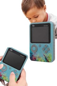 Resim G5 Taşınabilir Retro Oyun Konsolu, 500 Oyun, 3 İnç LCD Ekran, AV Çıkışlı, 1000mAh Batarya, Çok Renkli 