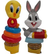 Resim TUSBA MARKET Araç İçi Zıp Zıp Kafa Civciv & Ördek – Yapışkan Tabanlı Torpido Üstü Sevimli Oto Aksesuar İkili Set 