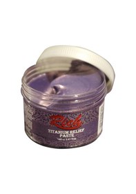 Resim Rich Titanium Metalik Rölyef Pasta 160 Cc. 5526 Pudra Mor 