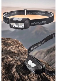 Resim Kafa Lambası Kamp Lambası Sensörlü Şarjlı Ayarlanabilir Diğer 