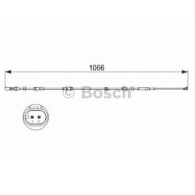 Resim BOSCH 1987473501 Fren Balata Fişi Arka 1065Mm 