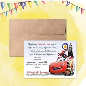 Resim Yarendavetiyeotuz9 Yaren Davetiye Sünnet Davetiyesi Kraft Zarflı 100 Adet (526667242)-Değer 1-Değer 2 