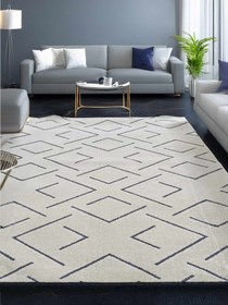 Resim Dekhera Halı Fairy 9183 Beyaz İskandinav Kesme Halı - 120X180 