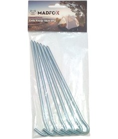 Resim Madfox Skewer C-kafa Çadır Kazığı 18cm 6pcs Metalik 