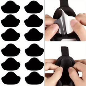 Resim 12 Adet/6 Çift Kendinden Yapışkan Suede Topuk Yama, Ayakkabı Onarım Korumalı Ped, Aşınma Önleyici Ayak Bakım Ekleri, Non-Woven Malzeme Topuk Yastık Yapışkanları 