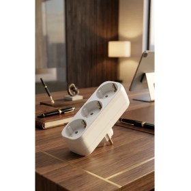 Resim Depozee Eco Lounge Makel Üçlü Topraklı L Tipi Golyat Fiş 