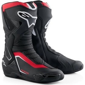 Resim Alpinestars Honda Smx-6 V3 Korumalı Motosiklet Botu Siyah Kırmızı Beyaz 