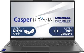 Resim Casper Nirvana X700.1255-EF00R-G-F Intel Core i7-1255U 64GB RAM 1TB NVME SSD Windows 11 Pro 