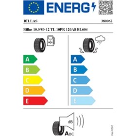 Resim Billas 10.0/80-12 Tl 10PR 120A8 BL604 Yeni Nesil Römork Lastiği (Üretim TARIHI:2023) 