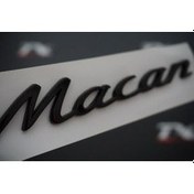 Resim DK Tuning Porsche Macan Metal 3m Bagaj Logo Orjinal Ürün 