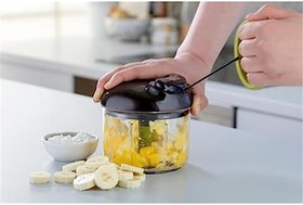 Resim Tefal Rondo Manuel Doğrayıcı 900ml | Yeşil-Siyah | Sebze Soğan Doğrayıcı| Pratik rondo 