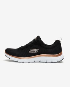Resim Skechers Flex Appeal 4.0 - Brilliant V Kadın Siyah Spor Ayakkabı 149303 Bkrg Siyah 